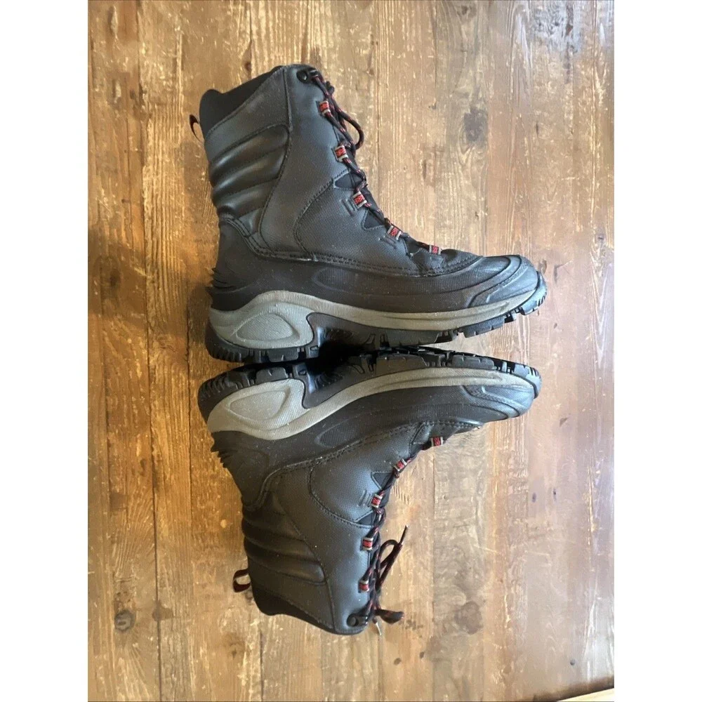 Columbia Bugaboot III Insulated 200g Waterproof Winter Boots Mens Sz 10 Black